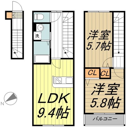 ミハス三鷹の森の物件間取画像